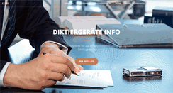 Desktop Screenshot of diktiergeraete.info